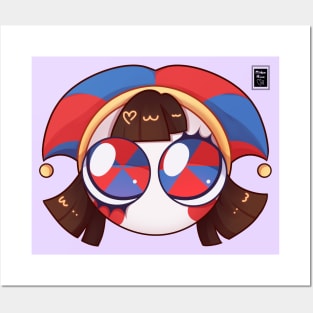 Cute Pomni Icon Posters and Art